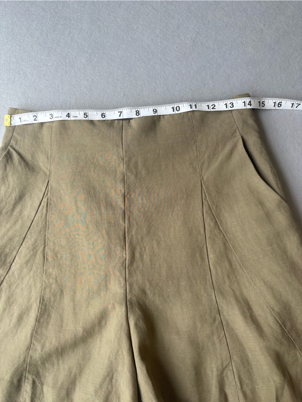 Club Monaco Skirty Olive A-Line Women’s Shorts sz 8 Classic Prep - Picture 4 of 10